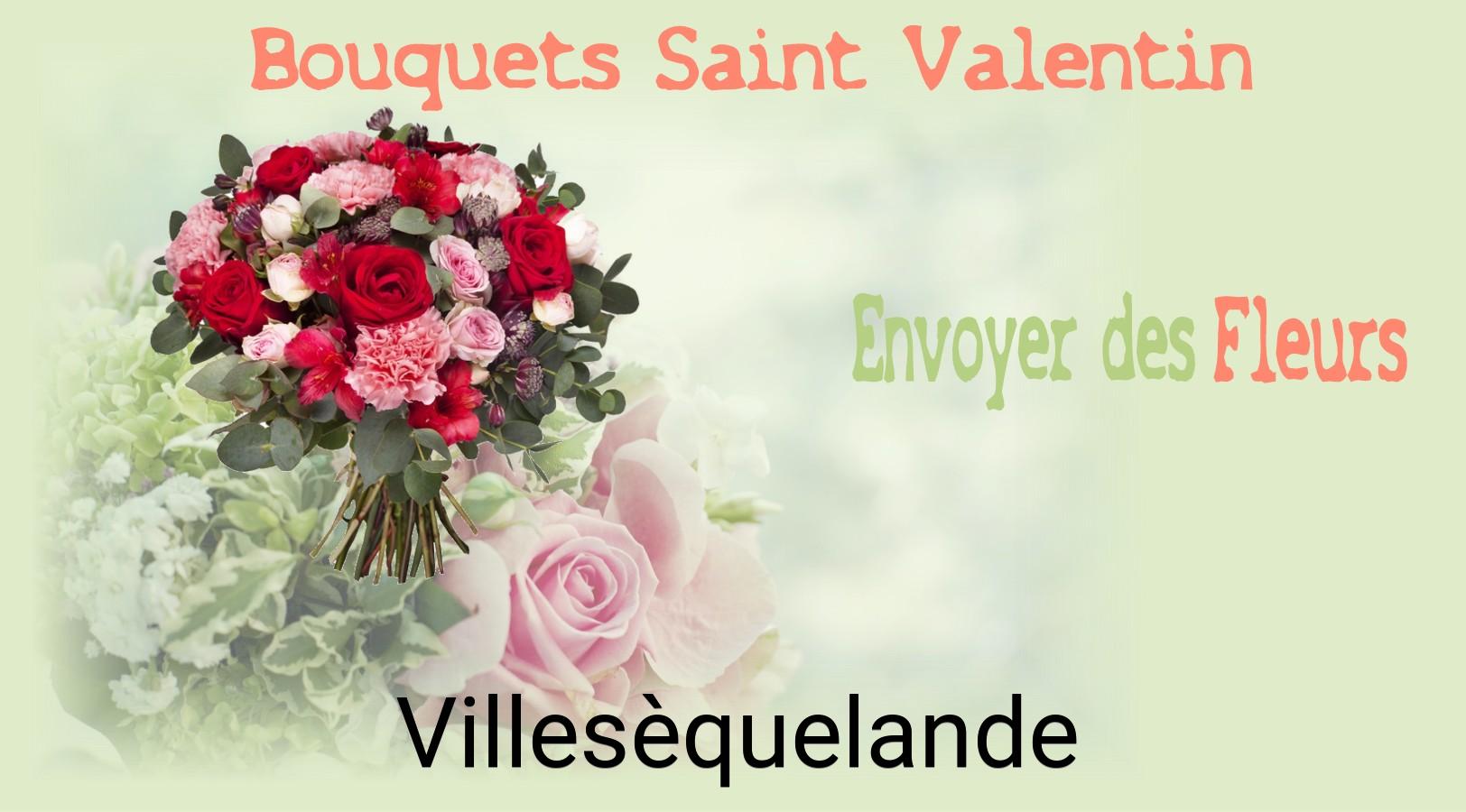 Roses de Saint-Valentin livrées à Villesèquelande